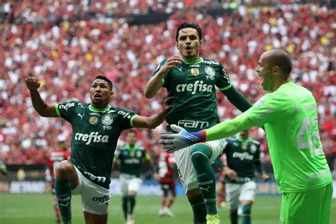 resultado de Flamengo e Palmeiras